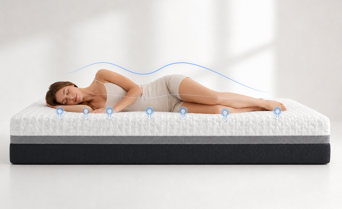 Pressure Relief in Mattresses: Why Shoulders, Hips, and the Back Benefit
