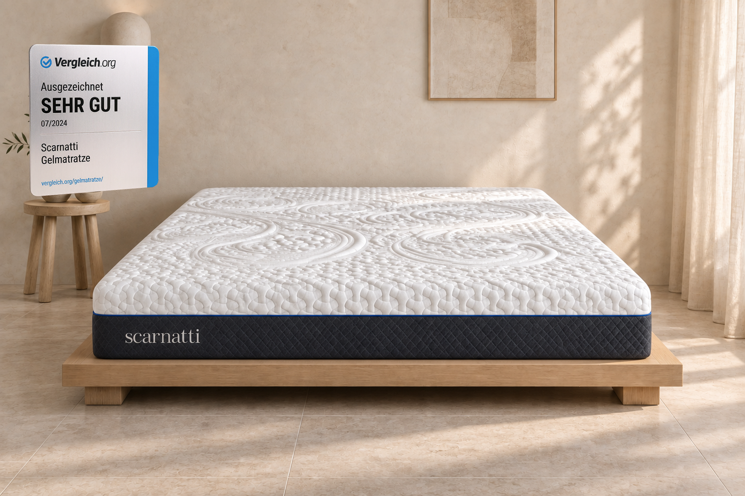 Scarnatti Unique Gel Memory Matras 18 cm